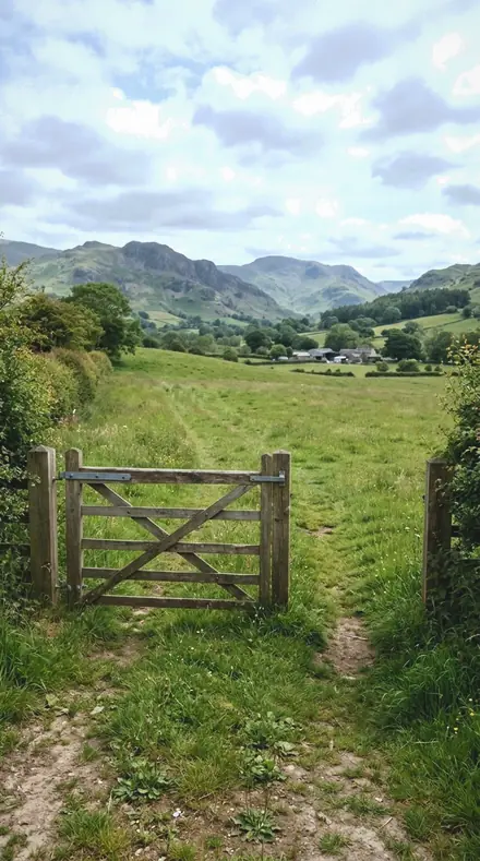 Airless Noon applied to farm gate