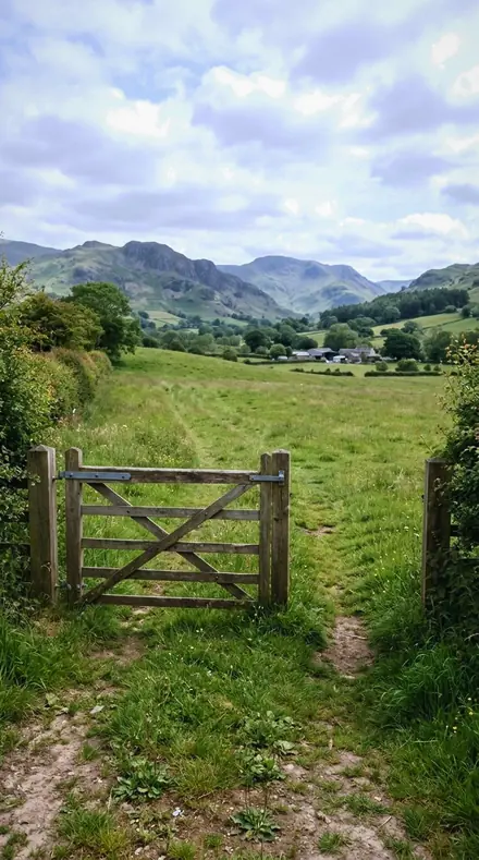 Hard Shade applied to farm gate