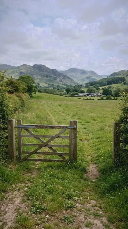 Sun Sting applied to farm gate