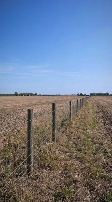 Sun Sting applied to field fence