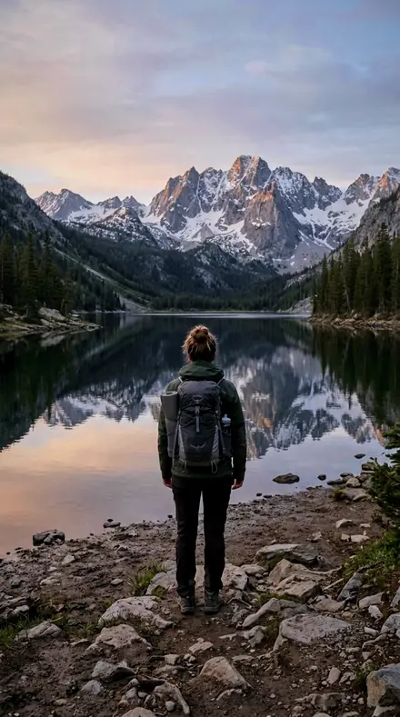 Cobalt Sky applied to mountain lake