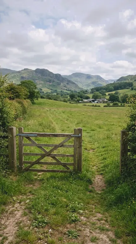Altitude Burn applied to farm gate