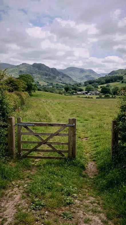 Void Shade applied to farm gate