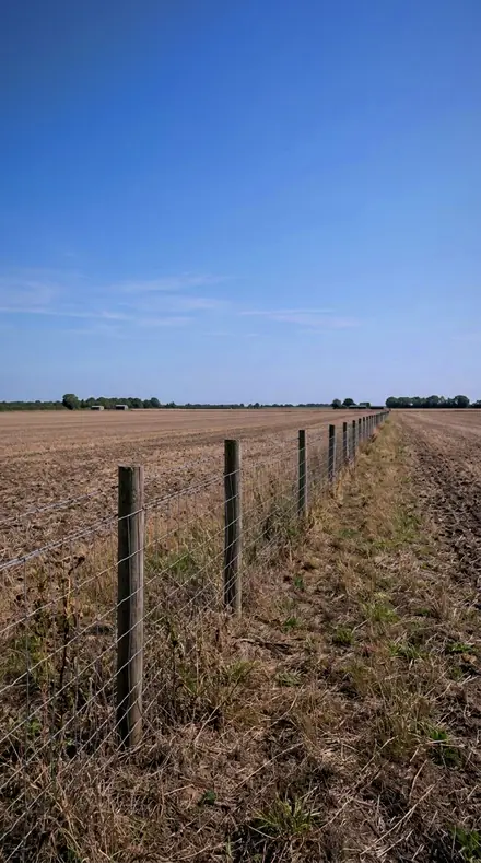 Void Shade applied to field fence