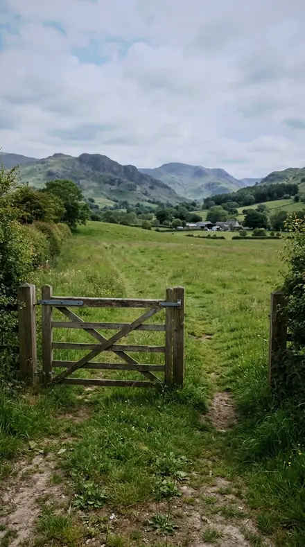 Granite Glare applied to farm gate