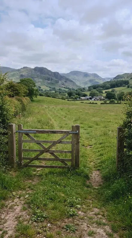 Indigo Sky applied to farm gate