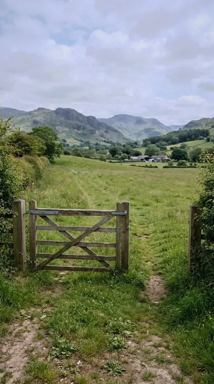 Bare Slope applied to farm gate