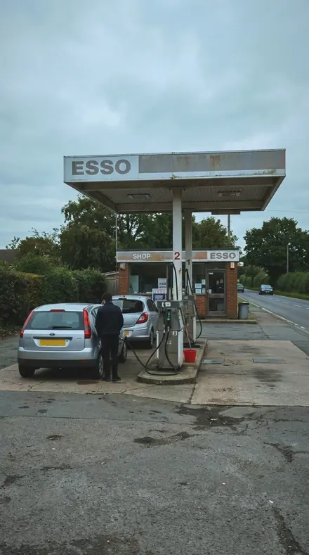 Ridge Tile applied to petrol station