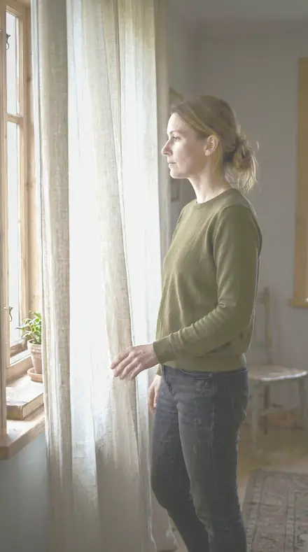 Fine Skin applied to curtain light