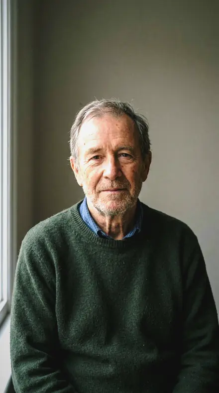 Rim Ratio applied to man portrait