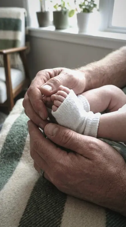 Rim Ratio applied to newborn hands