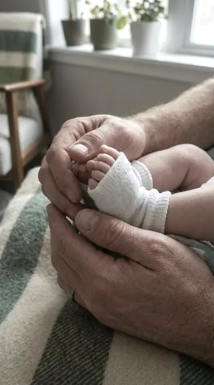 EV-01 Daylight True applied to Small hands, handled gently