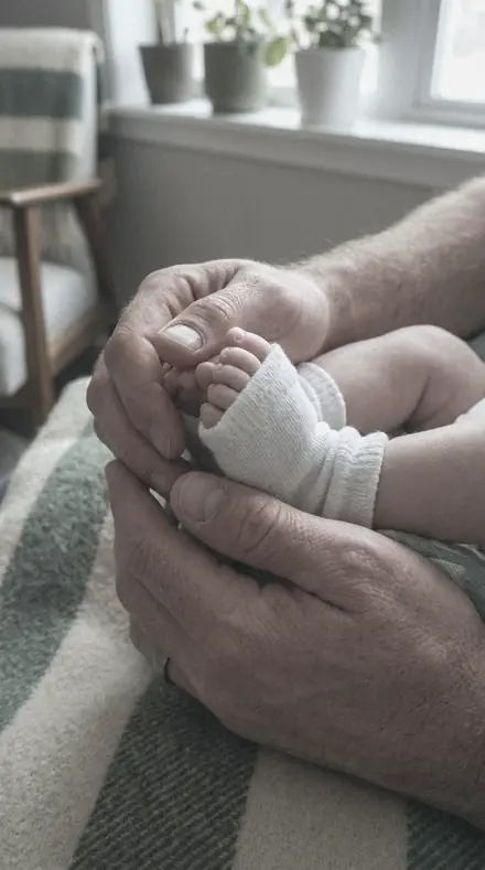 EV-09 Land Mist applied to Small hands, handled gently