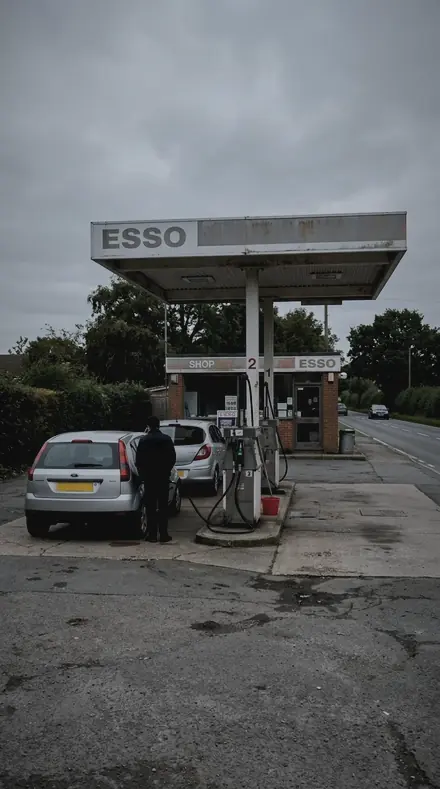 Storm Window applied to petrol station