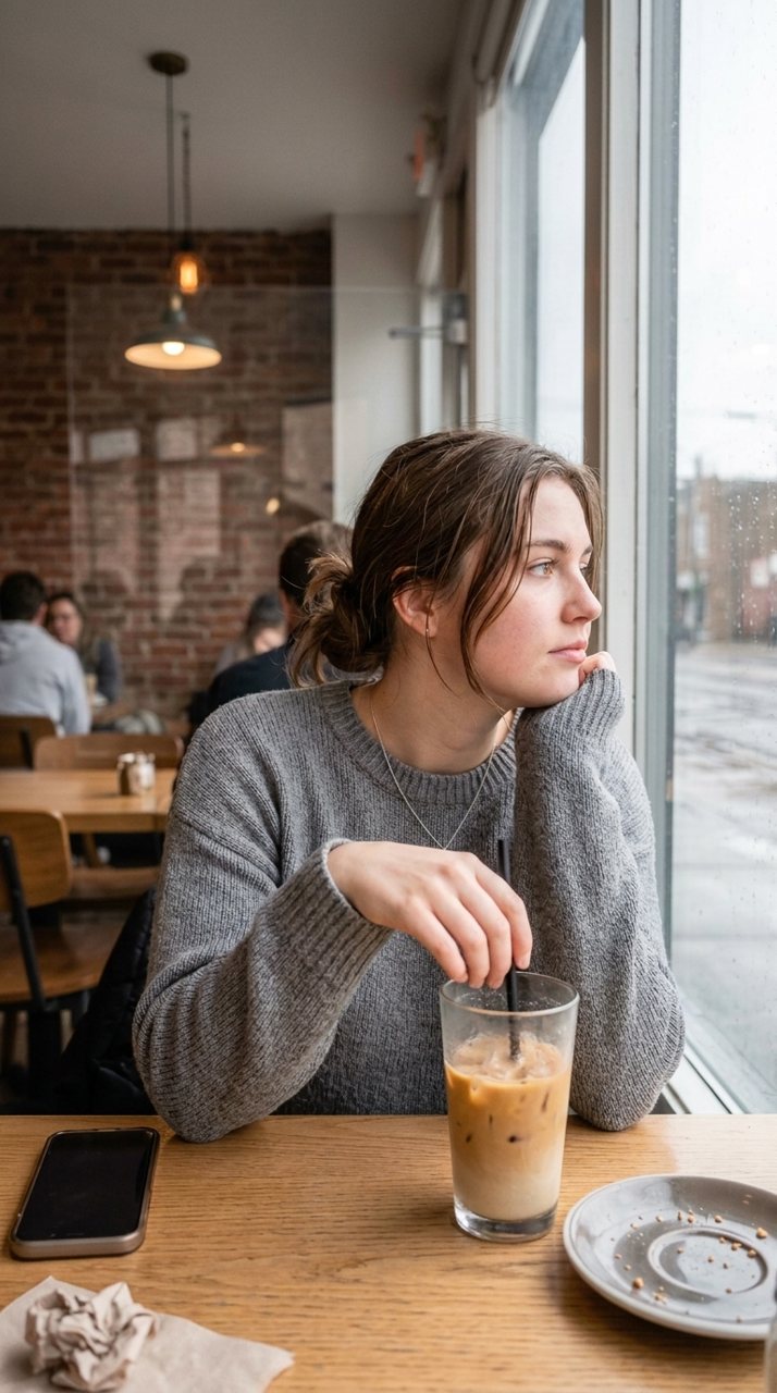 After: Cafe window, one tap later