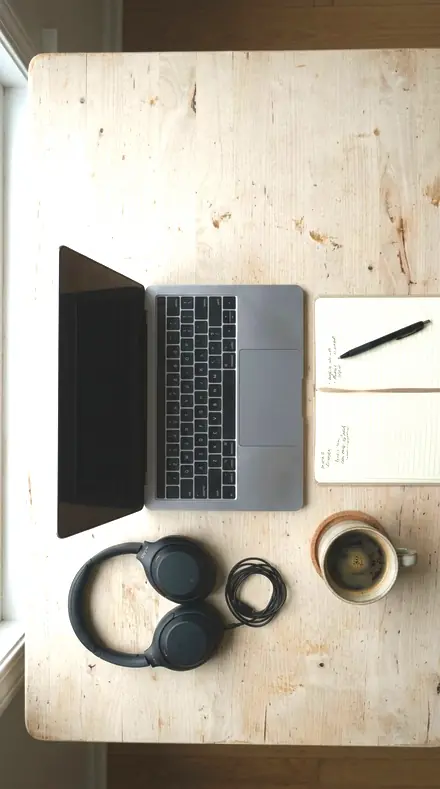 Airkit applied to A desk that suddenly looks like content