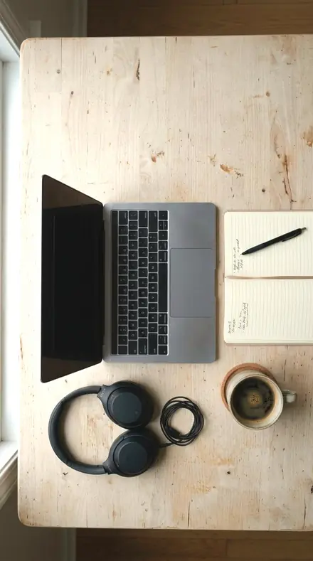 Fresh Cut applied to A desk that suddenly looks like content