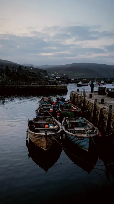 Last Light Road applied to Morning boats, before the harbour woke.