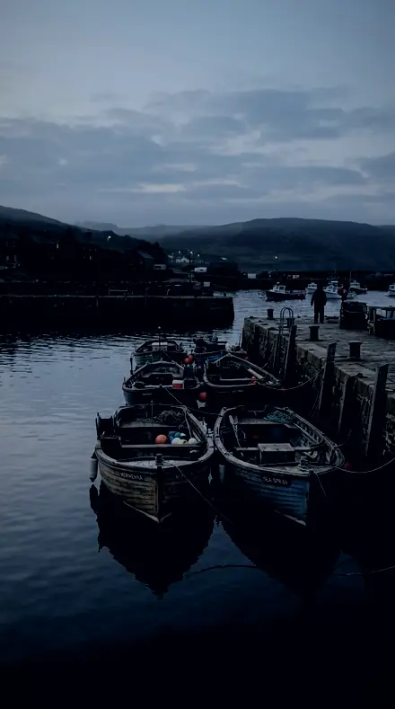 Deep Fathom applied to Morning boats, before the harbour woke.