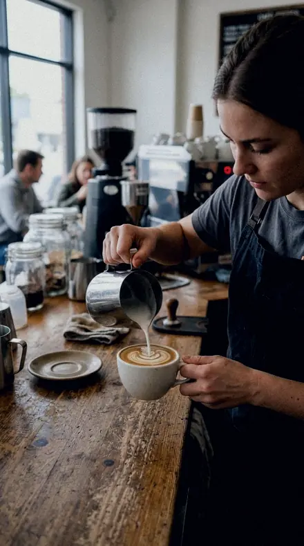 Cellar Table applied to Steam, crema, and a slow morning.