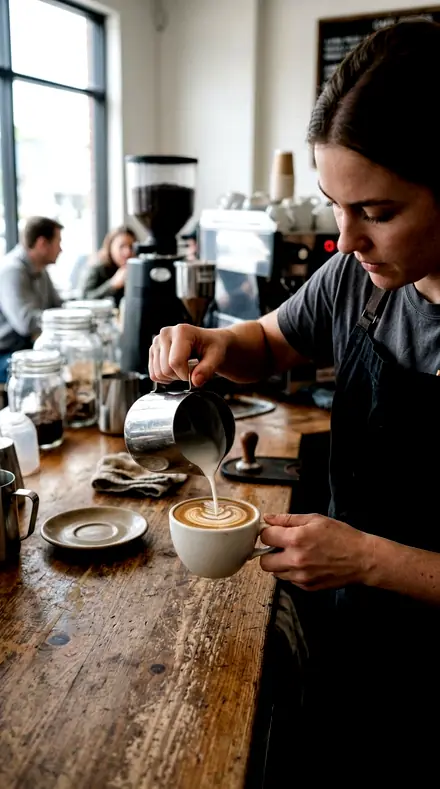Black Tie Service applied to Steam, crema, and a slow morning.