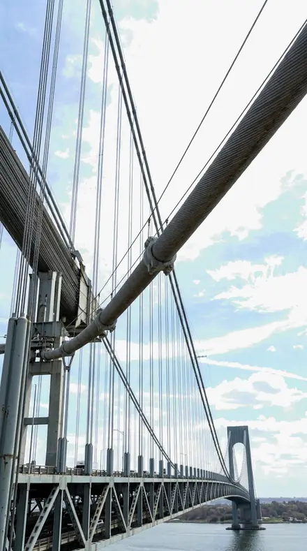 Rooftop Parapet applied to bridge cables