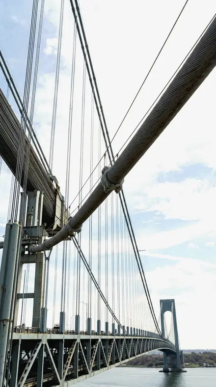 Helipad Circle applied to bridge cables