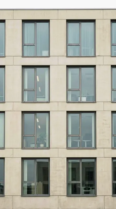 Block Pattern applied to facade grid