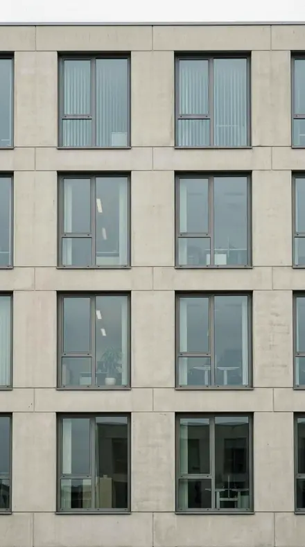 Antenna Mast applied to facade grid