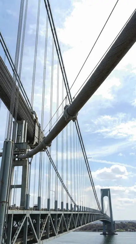 Gravel Roof applied to bridge cables