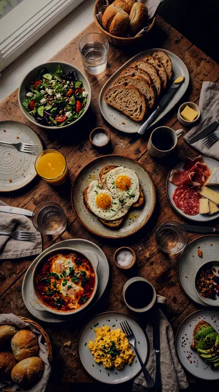 Garnish Twist applied to brunch table