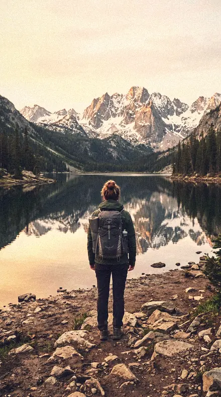 Open Noon applied to mountain lake