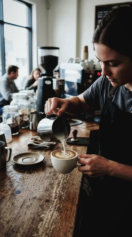 Watch Case applied to coffee pour