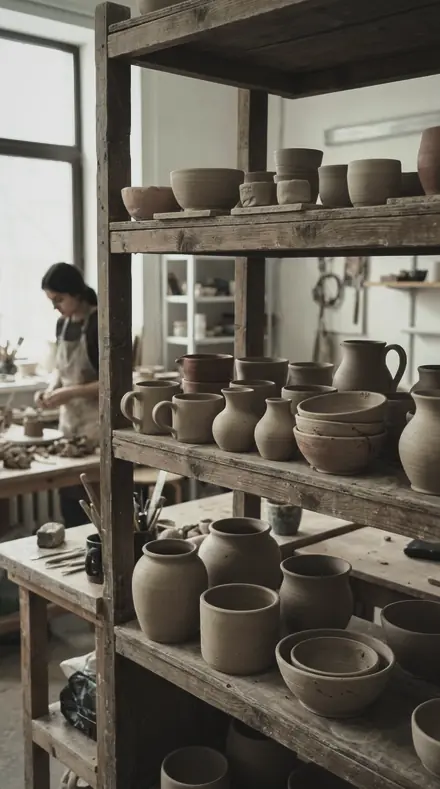 Silver Plate applied to clay pots