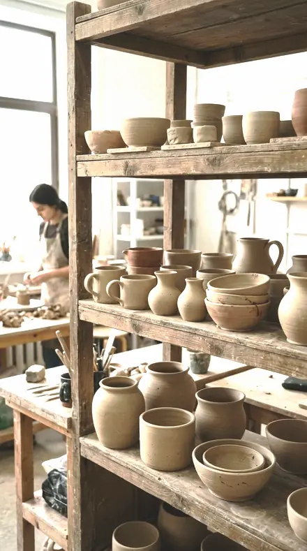 Product Light applied to clay pots