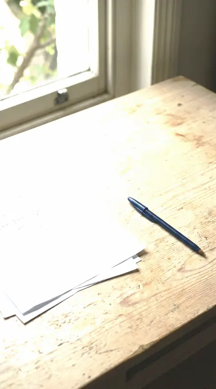 Product Light applied to paper desk