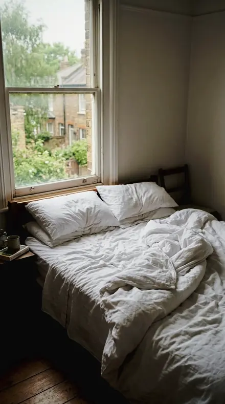 Baguette Bar applied to bed morning