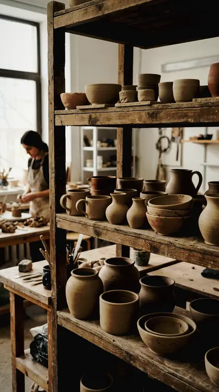 Baguette Bar applied to clay pots