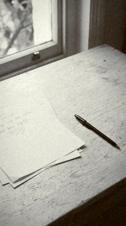 Attic Folio applied to paper desk