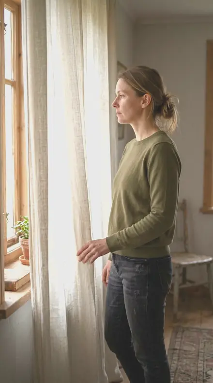Veil of Morning applied to Morning light through the curtain, kept soft