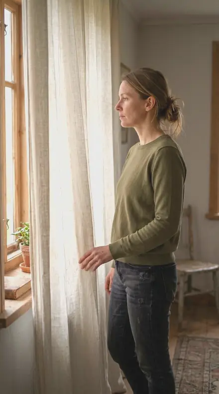 Ivory Hour applied to Morning light through the curtain, kept soft