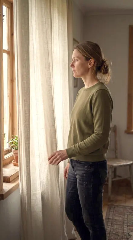 Gilded Waltz applied to Morning light through the curtain, kept soft