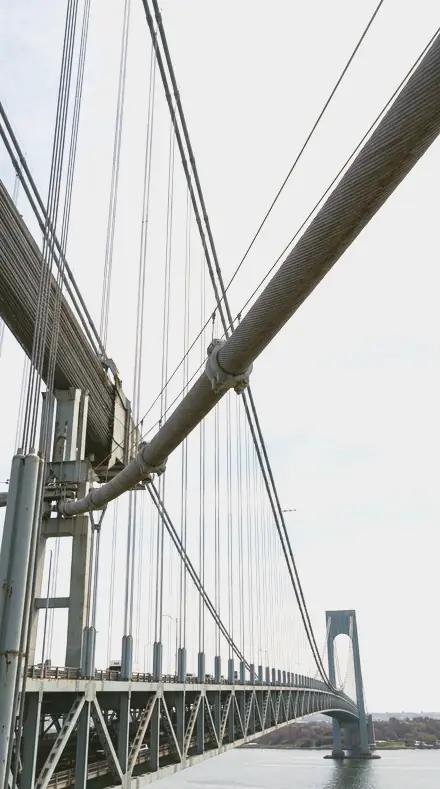 White Drift applied to bridge cables