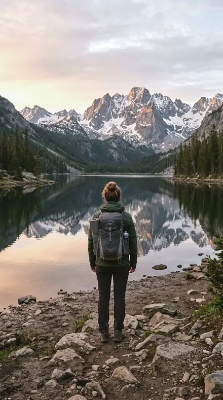Frost Field applied to mountain lake