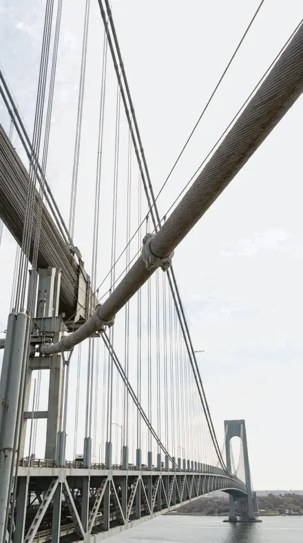 Clean Snow applied to bridge cables