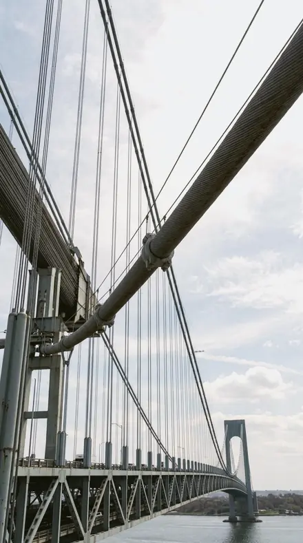 Winter Flat applied to bridge cables