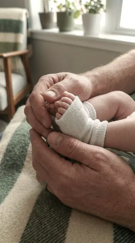 Circle Confusion applied to newborn hands