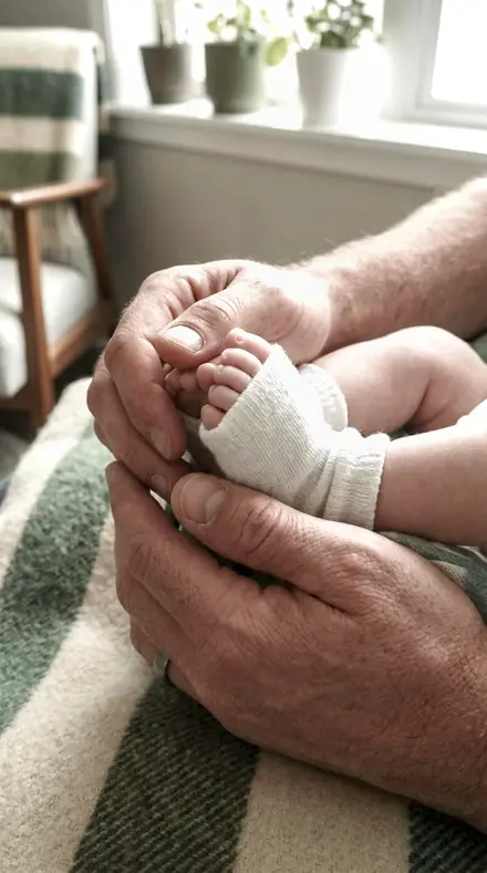 Nodal Shift applied to newborn hands